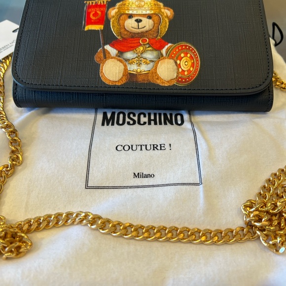 Moschino Roman Teddy Bear Clutch - Picture 1 of 7